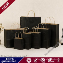 High Quality Widen Bottom Kraft Take Away Food Bags Gift Bag Bakery Paper Bags for Packaging